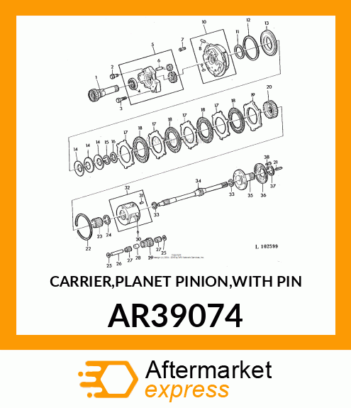 Planet Pinion Carrier AR39074