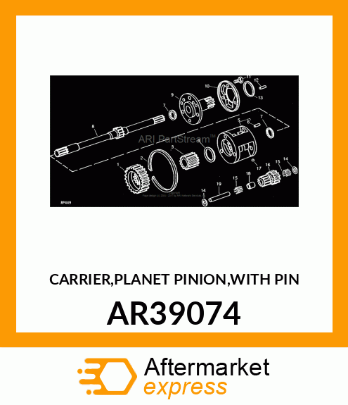 Planet Pinion Carrier AR39074