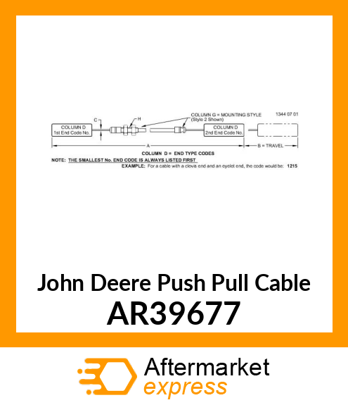 CABLE,PUSH PULL AR39677