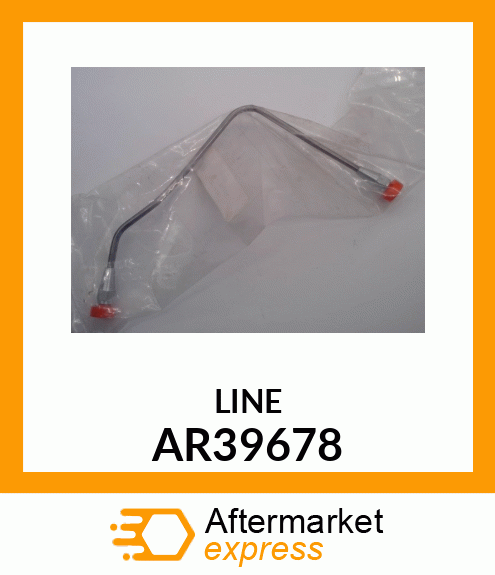 OIL LINE, BRAKE PRESSURE,LOWER AR39678