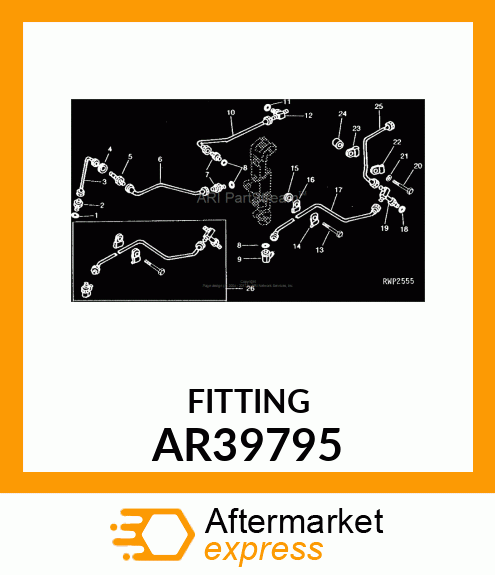 TEE,ADJUSTABLE AR39795