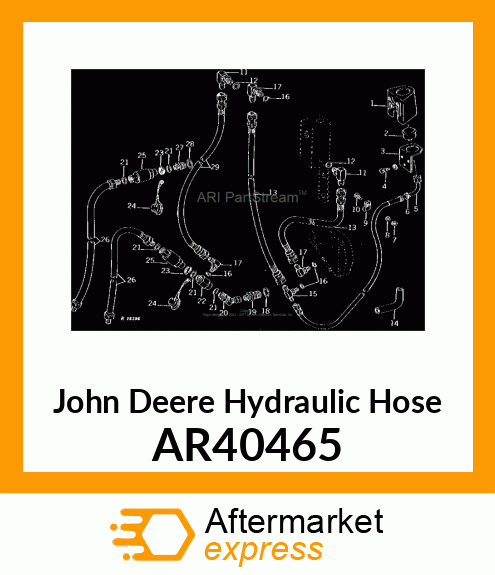 HYDRAULIC HOSE AR40465