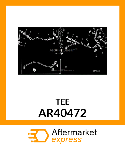 TEE,ADJUSTABLE AR40472