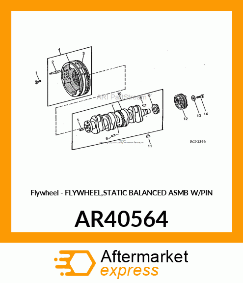 Flywheel AR40564