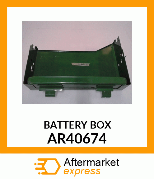 BATTERY BOX, BOX,BATTERY,ASSEMBLY L AR40674