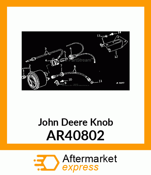 KNOB,TACHOMETR AR40802