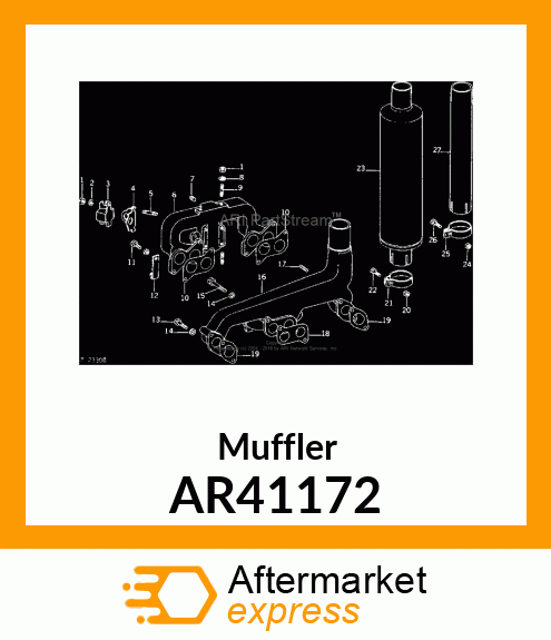 MUFFLER AR41172