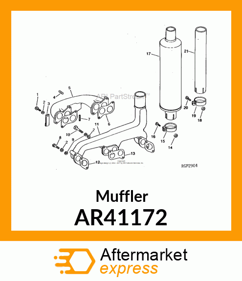 MUFFLER AR41172