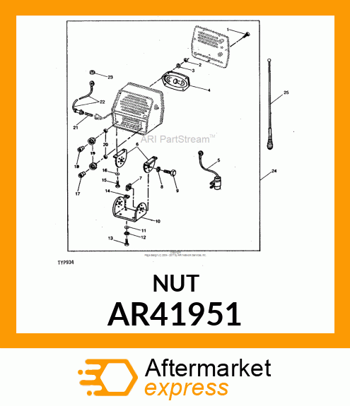 Nut AR41951