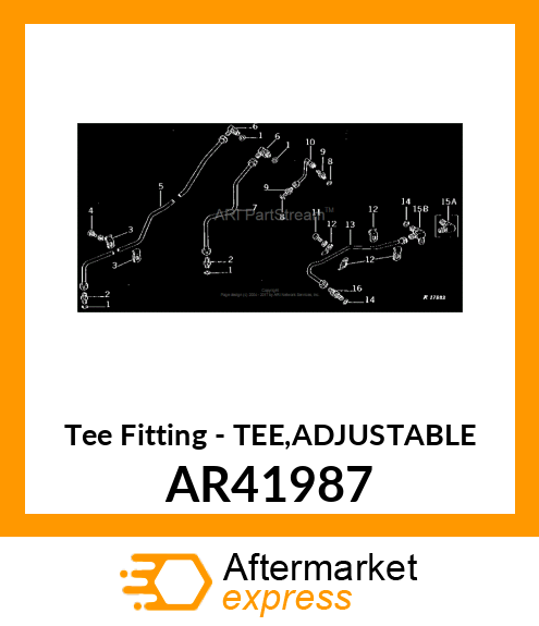 Tee Fitting - TEE,ADJUSTABLE AR41987