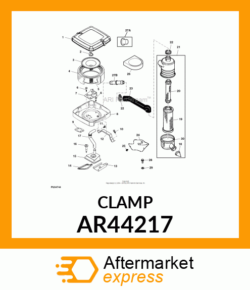 CLAMP,HOSE AR44217