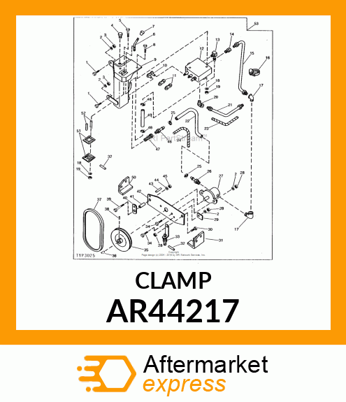 CLAMP,HOSE AR44217