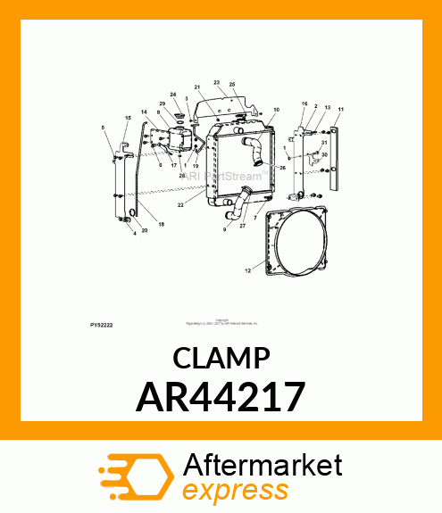 CLAMP,HOSE AR44217