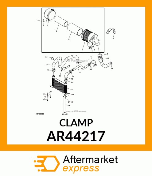 CLAMP,HOSE AR44217