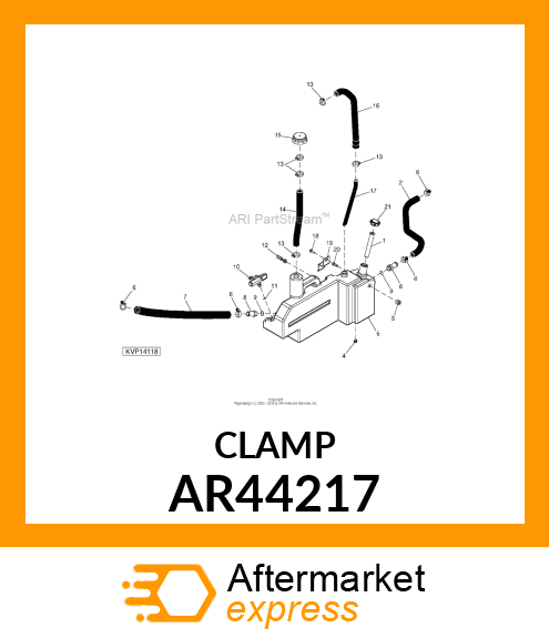 CLAMP,HOSE AR44217