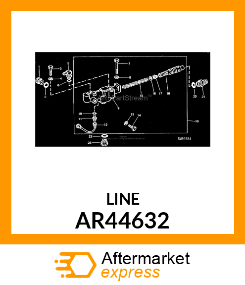 OIL LINE, BLEED AR44632