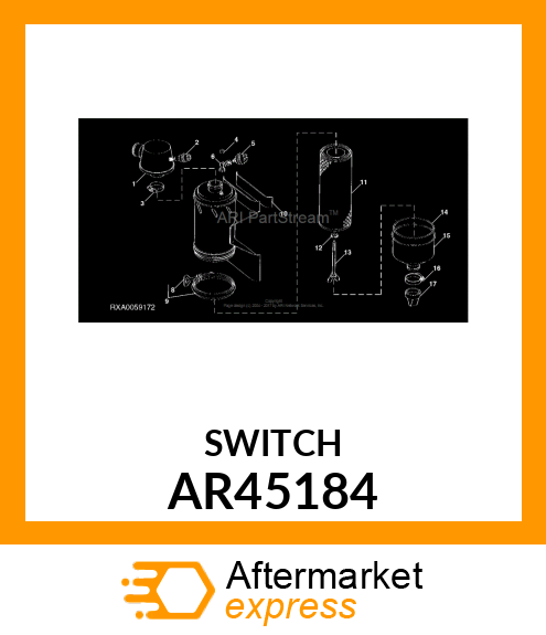 SWITCH VACUUM INDICATOR AR45184