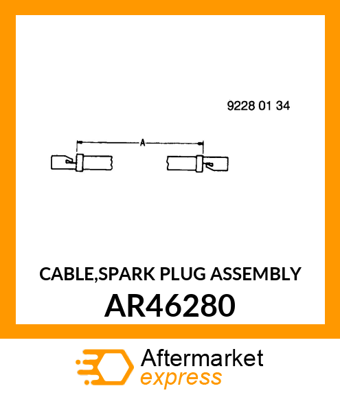 CABLE,SPARK PLUG ASSEMBLY AR46280