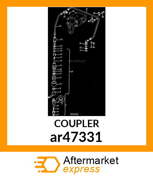 HYDR.QUICK COUPLER SOCKET, RECEPTAC ar47331