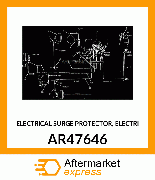 ELECTRICAL SURGE PROTECTOR, ELECTRI AR47646
