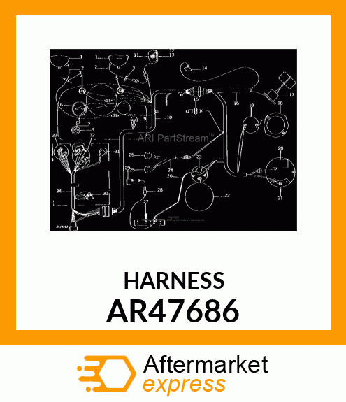 HARNESS,WIRING AR47686