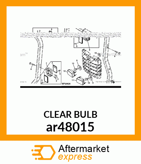 BULB,LAMP ar48015