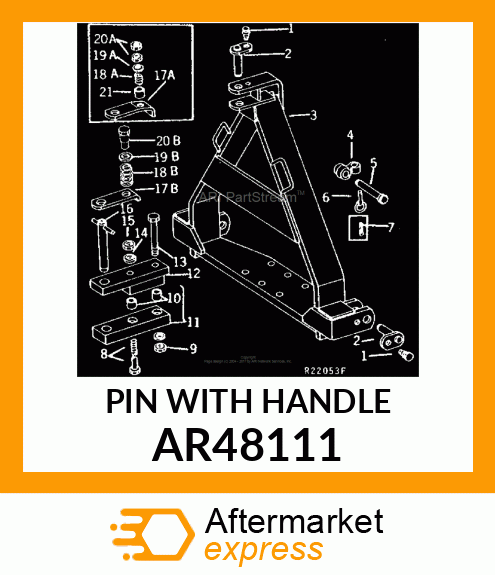 PIN WITH HANDLE AR48111