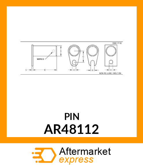 PIN WITH HANDLE AR48112