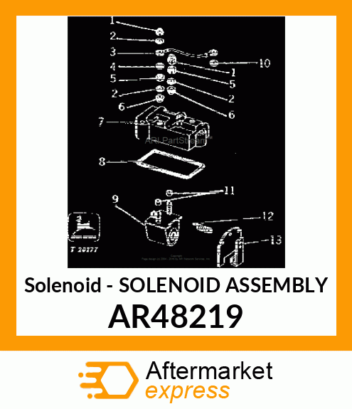Solenoid - SOLENOID ASSEMBLY AR48219