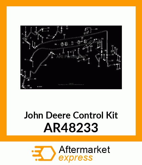 CONTROL KIT, LINE,BLEED,SERVICE AR48233