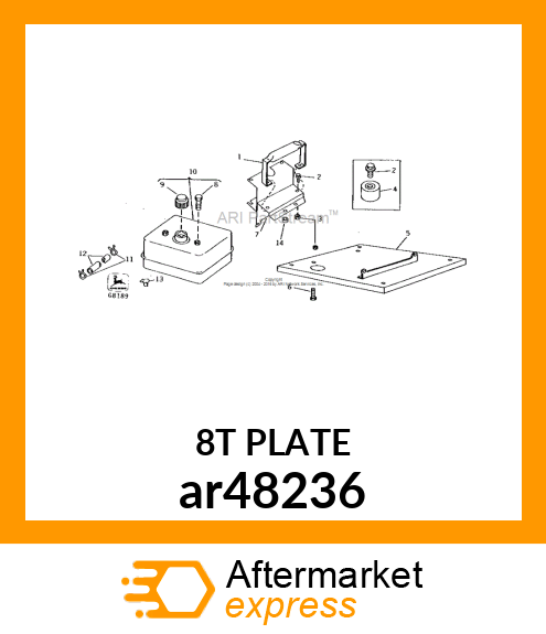 WORM GEAR CLAMP(TYPE"M")U.S.,CANADA ar48236