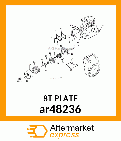 WORM GEAR CLAMP(TYPE"M")U.S.,CANADA ar48236