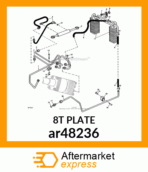 WORM GEAR CLAMP(TYPE"M")U.S.,CANADA ar48236