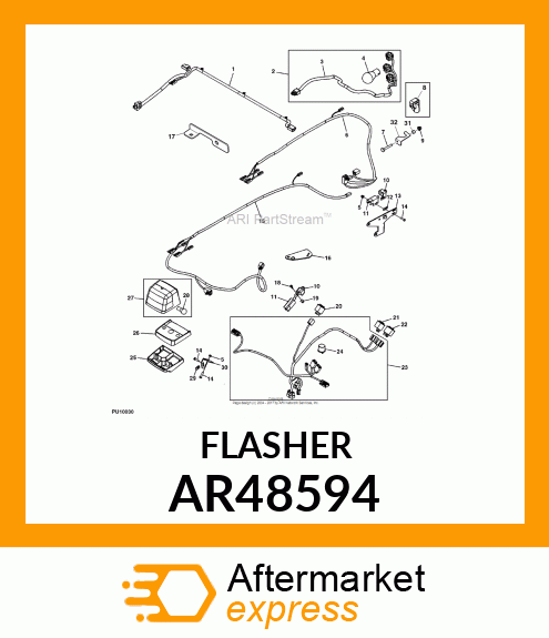 FLASHER, WARNING LAMP AR48594