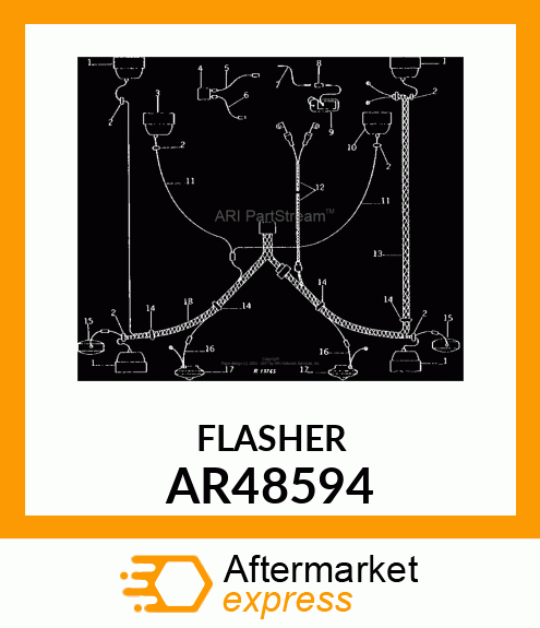 FLASHER, WARNING LAMP AR48594