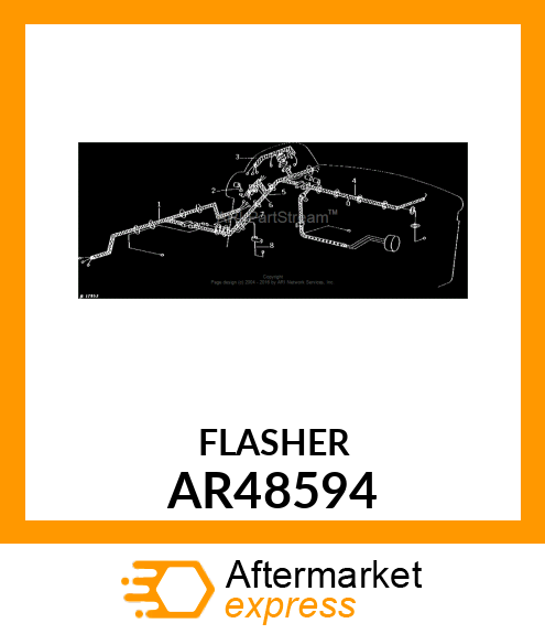 FLASHER, WARNING LAMP AR48594