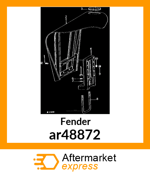 FENDER ASSEMBLY, RH ar48872