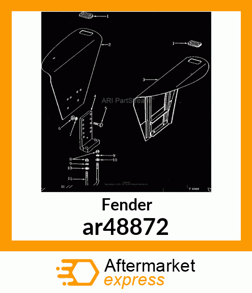 FENDER ASSEMBLY, RH ar48872