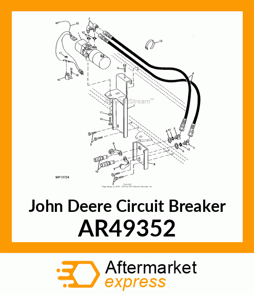 BREAKER,CIRCUIT /30 AMP/ AR49352