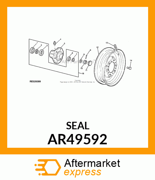 SEAL,OIL AR49592