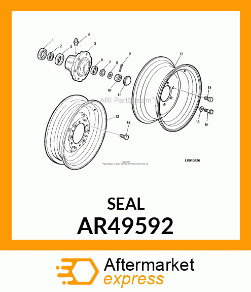 SEAL,OIL AR49592