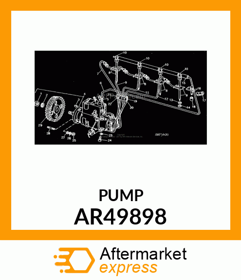 Fuel Injection Pump - PUMP,FUEL INJECTION (Part is Obsolete) AR49898