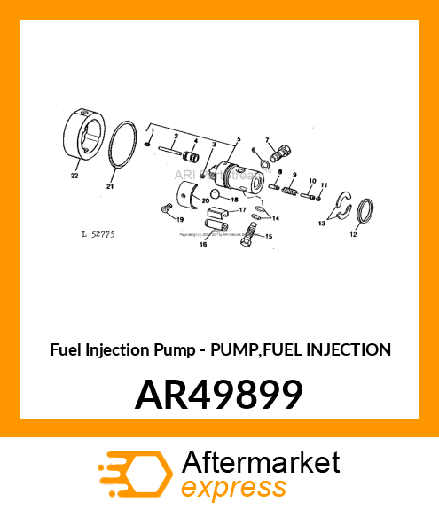 Fuel Injection Pump - PUMP,FUEL INJECTION AR49899