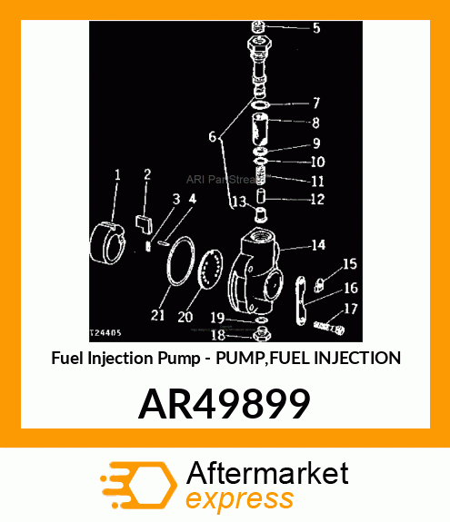 Fuel Injection Pump - PUMP,FUEL INJECTION AR49899