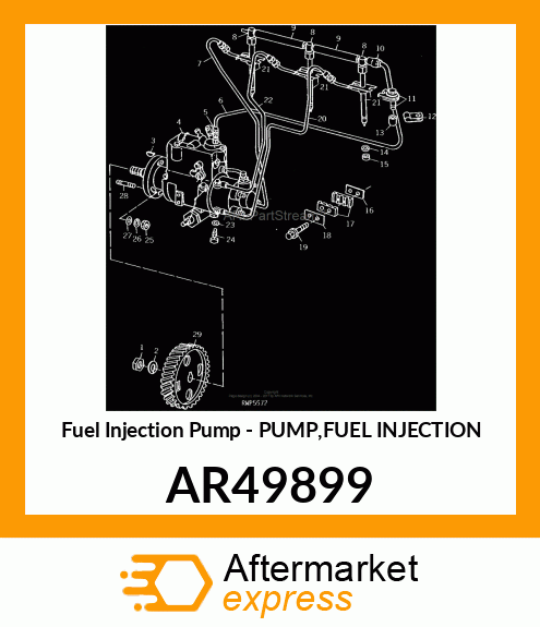 Fuel Injection Pump - PUMP,FUEL INJECTION AR49899