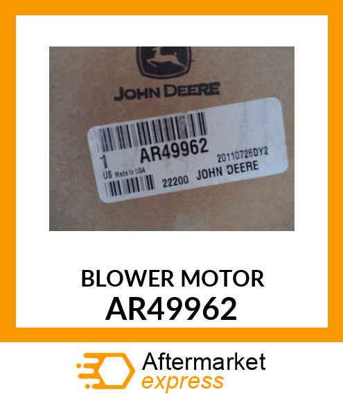 MOTOR CONDENSER AR49962