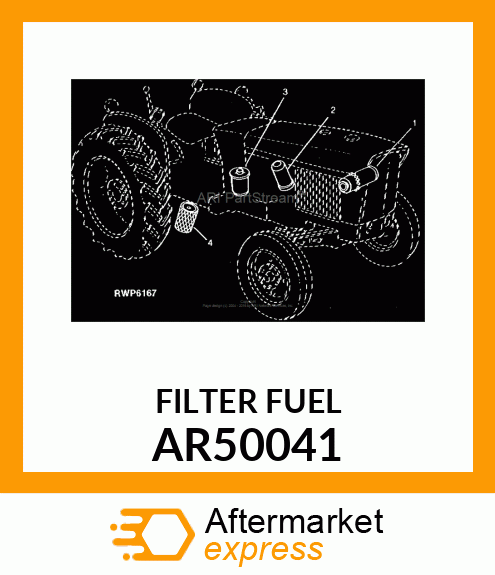 ELEMENT ,FUEL FILTER AR50041