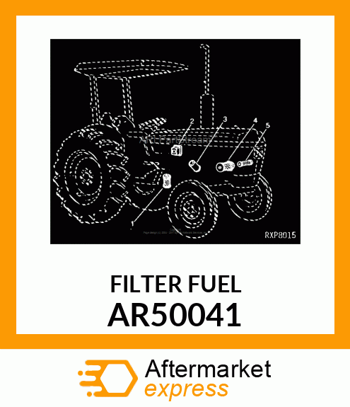 ELEMENT ,FUEL FILTER AR50041