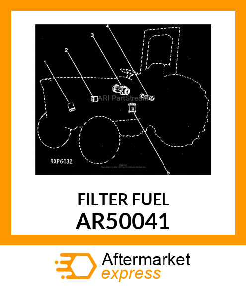 ELEMENT ,FUEL FILTER AR50041