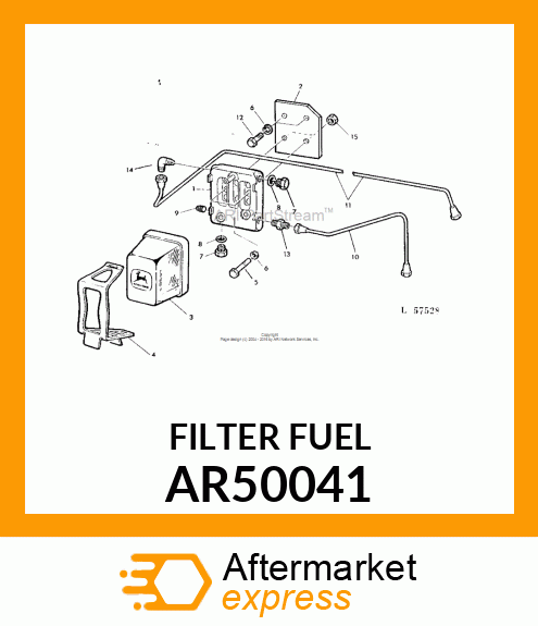 ELEMENT ,FUEL FILTER AR50041